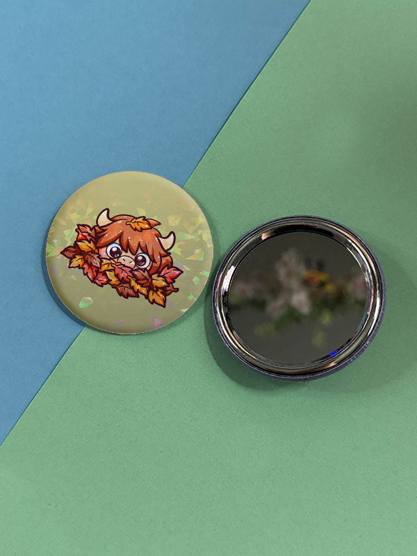 Silly Little Fluffy Pals Button Taschenspiegel verschiedene Designs
