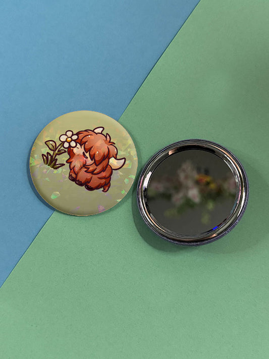 Silly Little Fluffy Pals Button Taschenspiegel verschiedene Designs