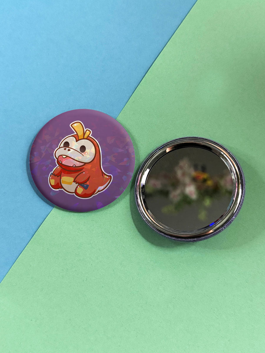 Kawaii Monster Button Taschenspiegel verschiedene Design Varianten