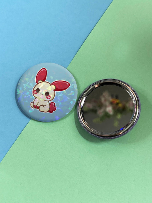 Kawaii Monster Button Taschenspiegel verschiedene Design Varianten