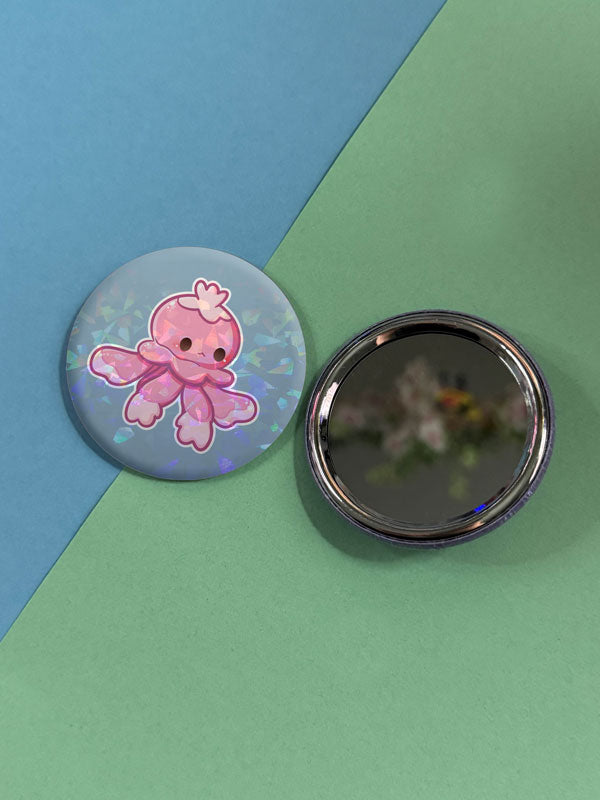 Kawaii Monster Button Taschenspiegel verschiedene Design Varianten