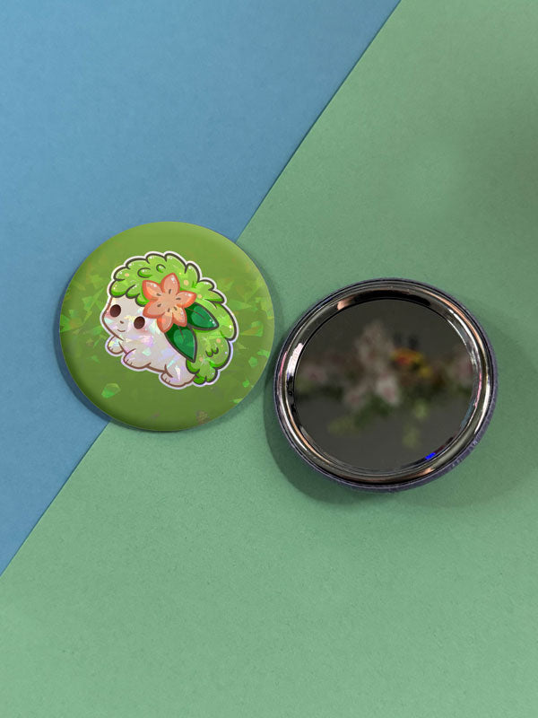 Kawaii Monster Button Taschenspiegel verschiedene Design Varianten