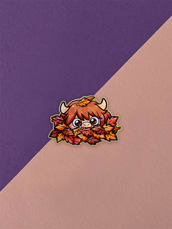 Silly Little Fluffy Pals Smol Highland Cattle Sticker Auswahl