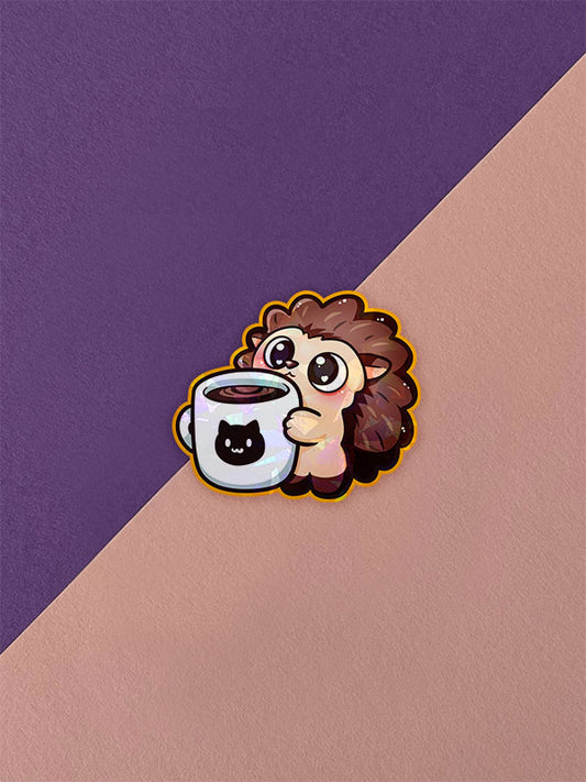 Silly Little Fluffy Pals Smol Hedgehog Sticker Auswahl