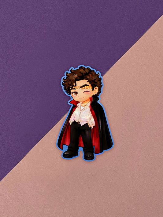 Not a Vampire Garrett Sticker