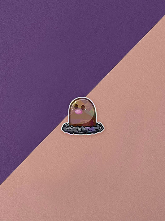 Kawaii Monster Sticker - Digda