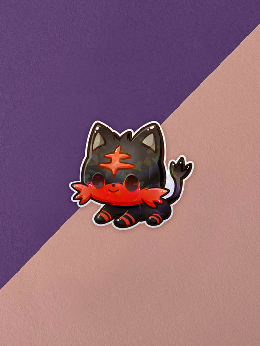 Kawaii Monster Sticker - Flamiau