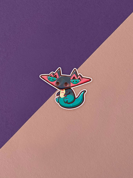 Kawaii Monster Sticker - Katapuldra