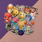 Kawaii Monster Sticker Vol. 7 - Komplettset 15 Stück