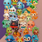 Kawaii Monster Sticker Vol. 4 - Komplettset 24 Aufkleber