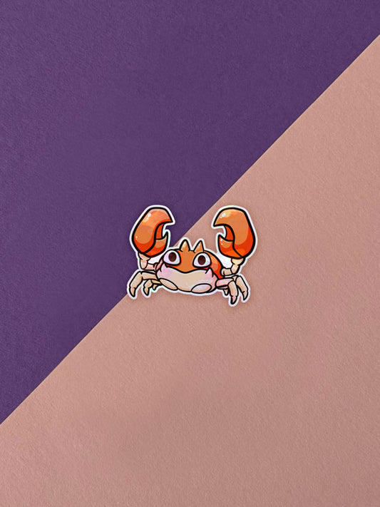 Kawaii Monster Sticker - Krabby