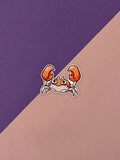 Kawaii Monster Sticker - Krabby