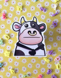 Kawaii Cow Sticker