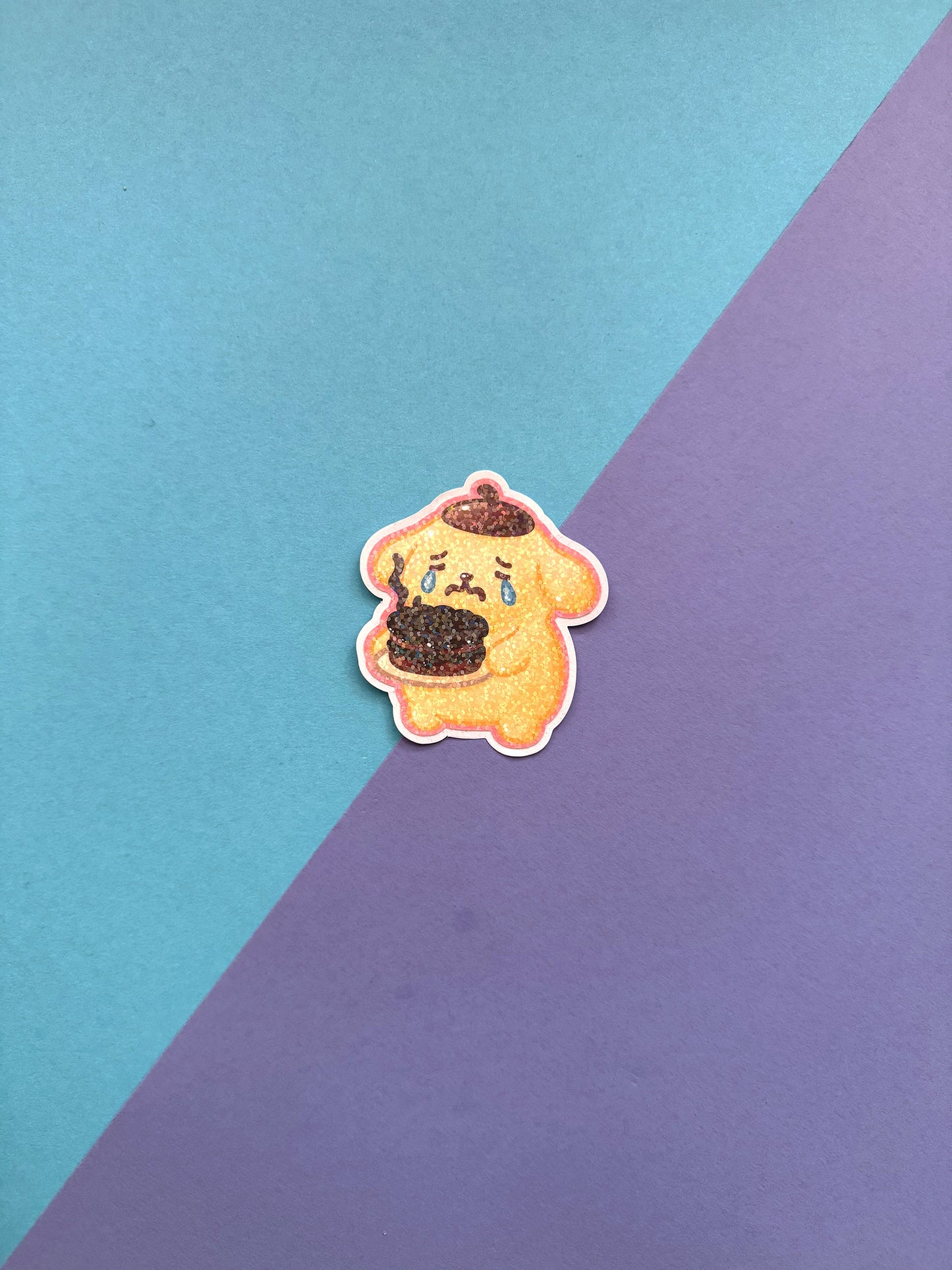 Pompompurin Barista Sticker