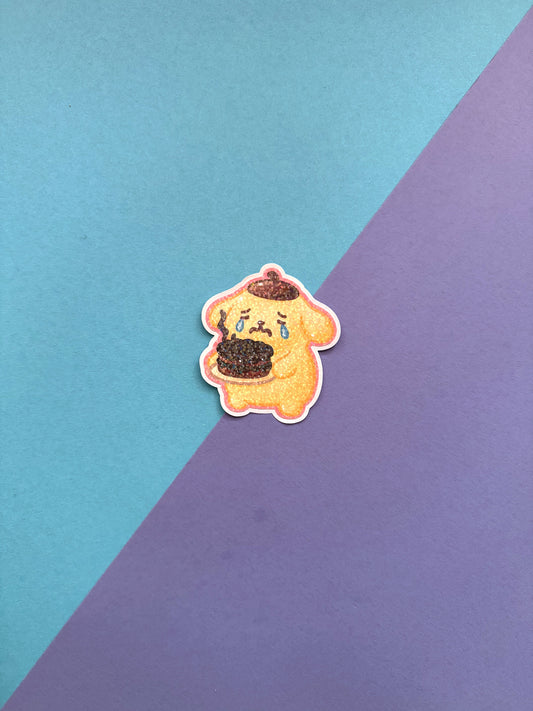 Pompompurin Barista Sticker