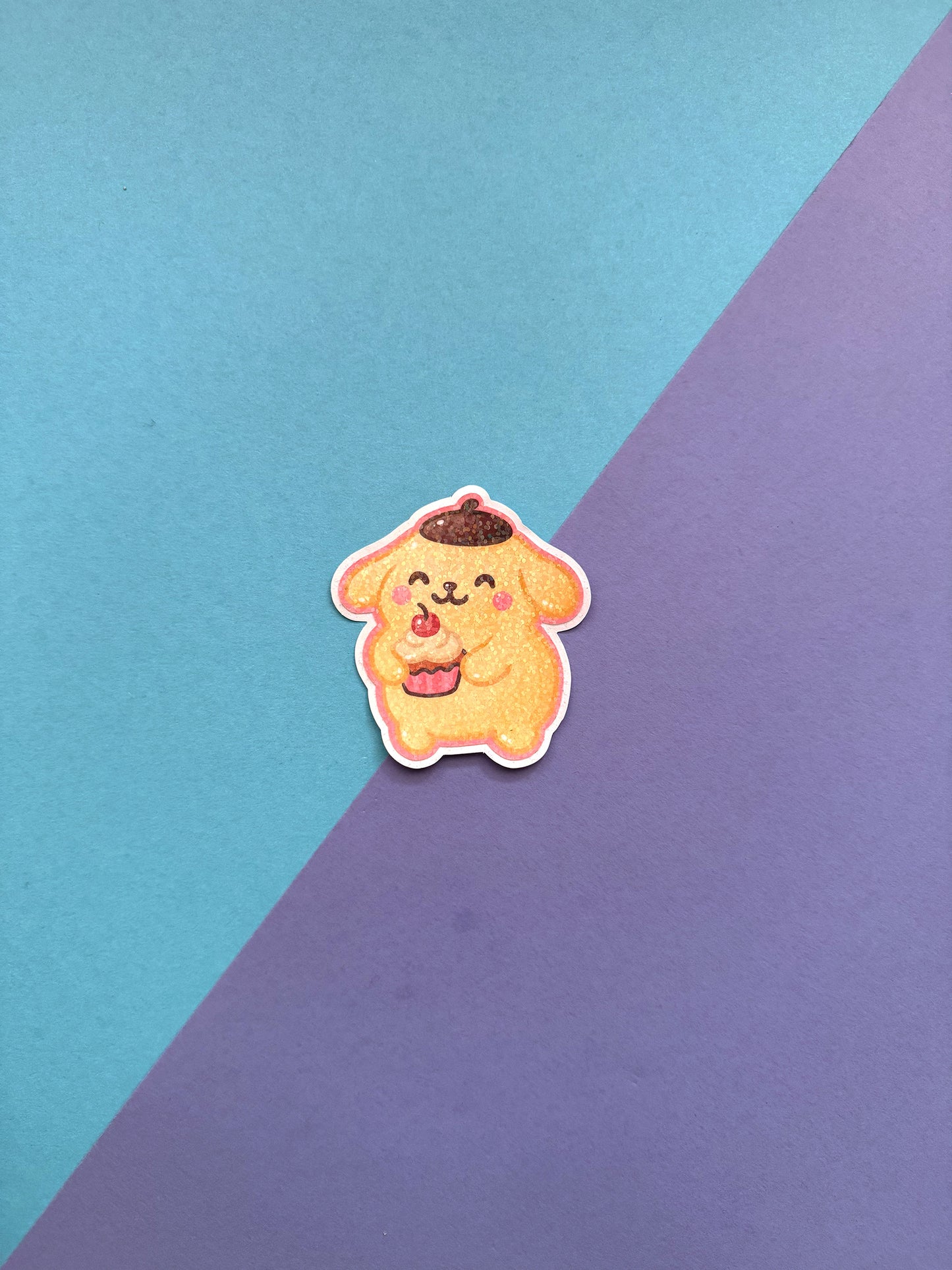 Pompompurin Barista Sticker