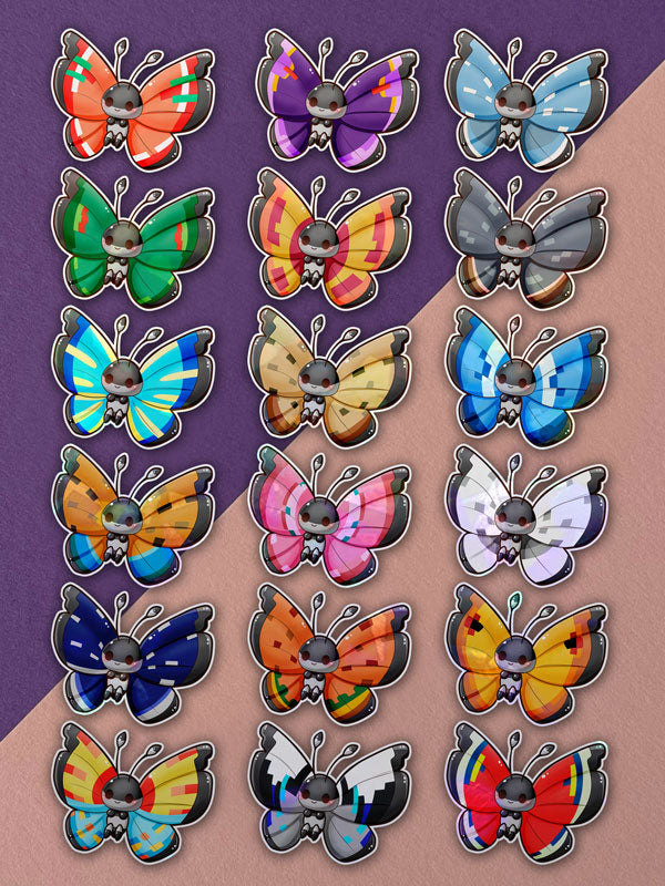 MYSTERY BAG - Surprise Sticker Vivillon