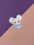Kawaii Monster Sticker - Zwieps links