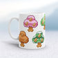 Kawaii Island Tasse Bäume