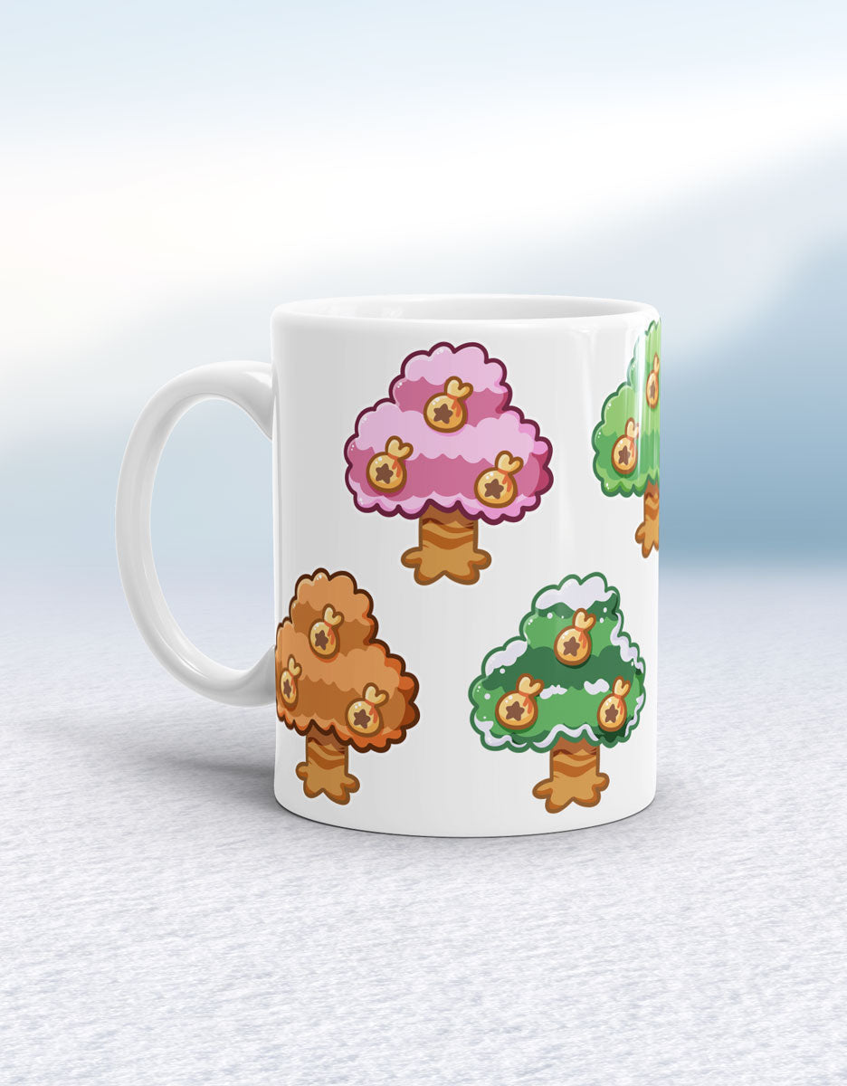 Kawaii Island Tasse Bäume
