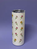 Flower Power Metall Tumbler Thermobecher Kaffeebecher to go