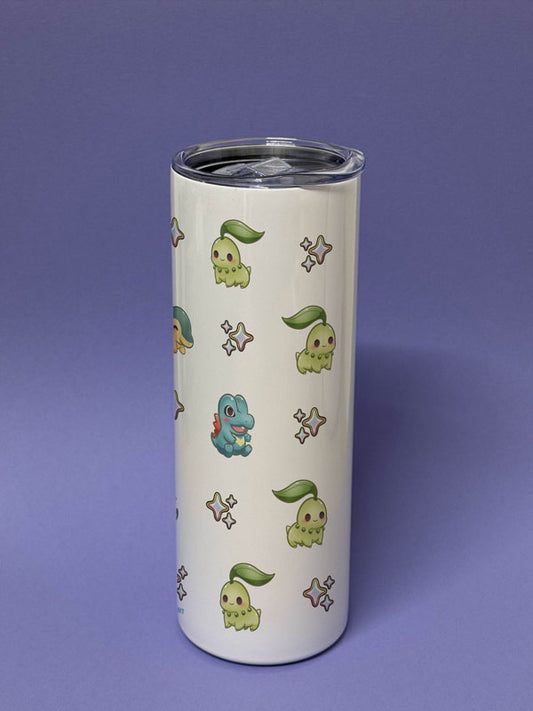 Kawaii Monster Starter Johto Metall Tumbler Thermobecher Kaffeebecher to go