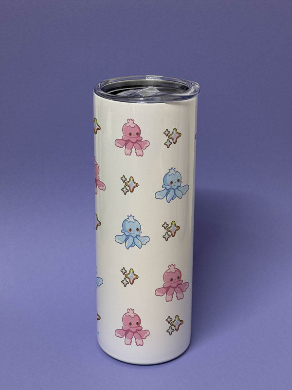 Kawaii Monster Quabbel Metall Tumbler Thermobecher Kaffeebecher to go