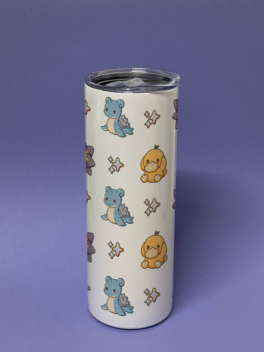 Kawaii Monster Wasser Metall Tumbler Thermobecher Kaffeebecher to go