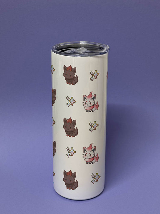 Kawaii Monster Zorua Metall Tumbler Thermobecher Kaffeebecher to go