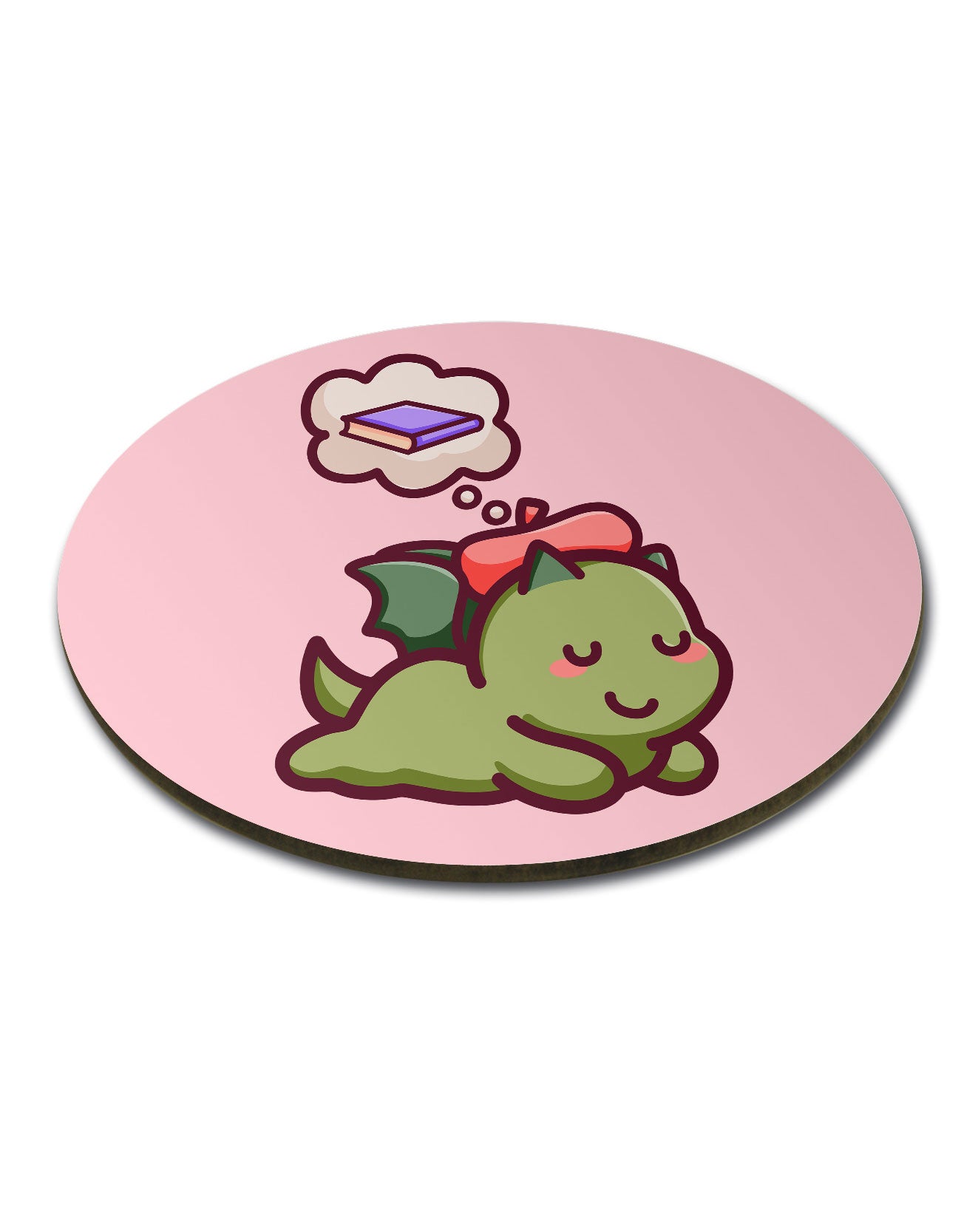 Book Nook Dragon Untersetzer - Für Buchfans