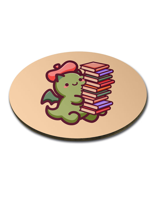 Book Nook Dragon Untersetzer - Für Buchfans