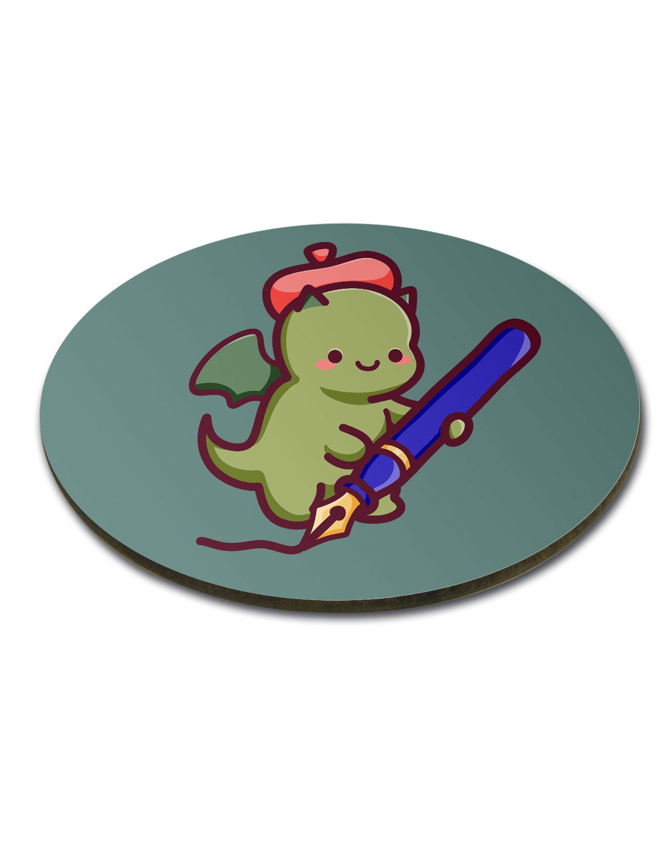 Book Nook Dragon Untersetzer - Für Buchfans