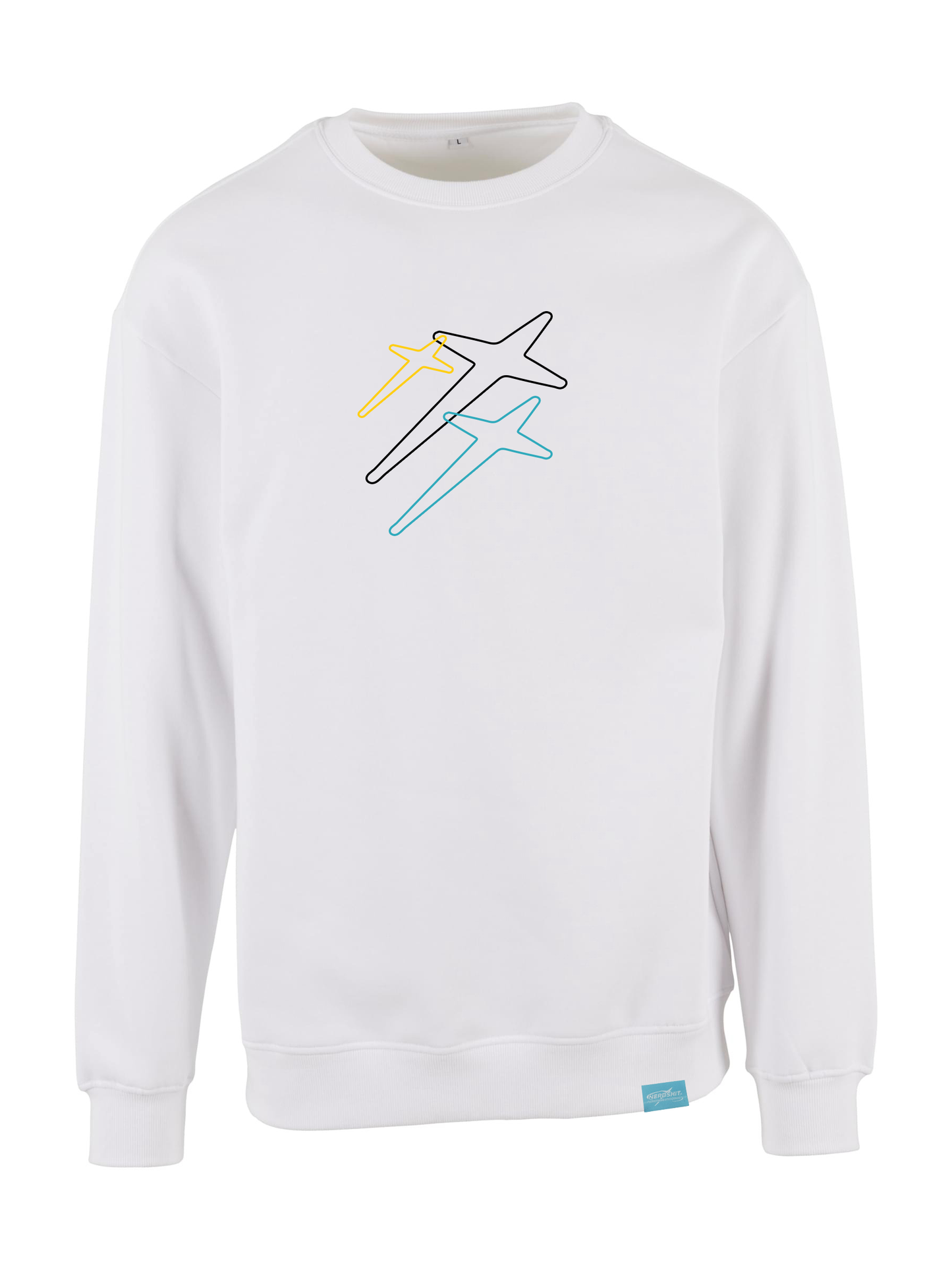 nerdshit Classic Cross Sweat Crewneck Pullover