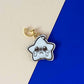 Happy Star Wooden Keychain Verschiedene Varianten