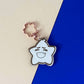 Happy Star Wooden Keychain Verschiedene Varianten