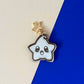 Happy Star Wooden Keychain Verschiedene Varianten